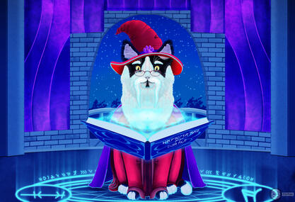 Magical Cat Wizard